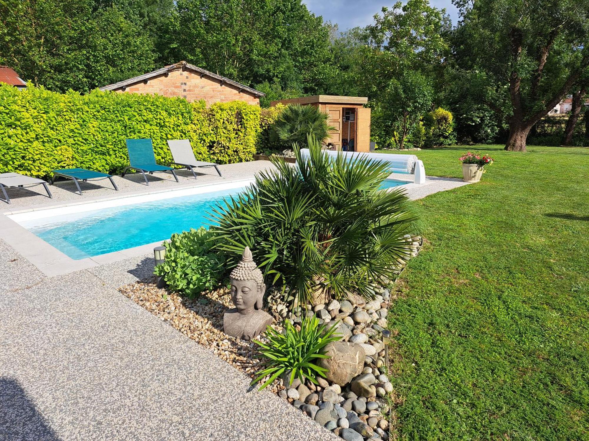Chambre D Hote La Riviere 45M2 Jardin Et Piscine Aigrefeuille-dʼAunis Extérieur photo